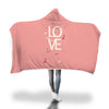 LOVE Hooded Blanket
