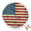 American Flag Round Beach Blanket