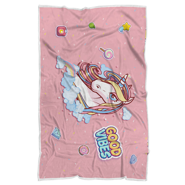 Unicorn Sherpa Blanket