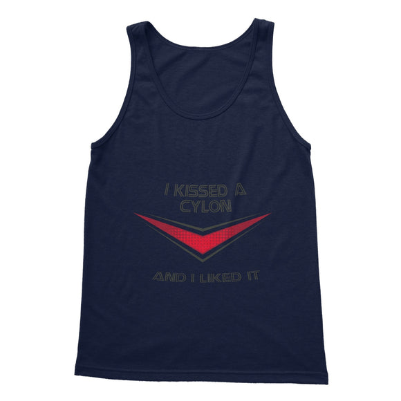 I Kissed A Cylon Softstyle Tank Top