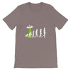Human Evolution By Aliens Unisex Fine Jersey T-Shirt