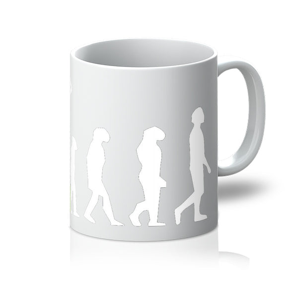 Human Evolution By Aliens Mug