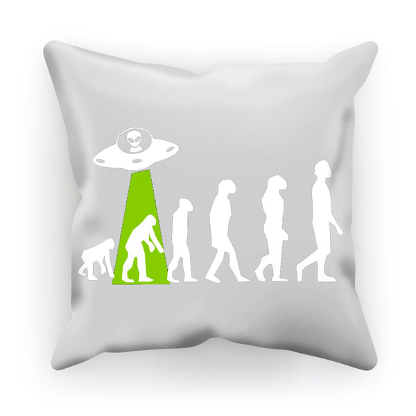 Human Evolution By Aliens Cushion