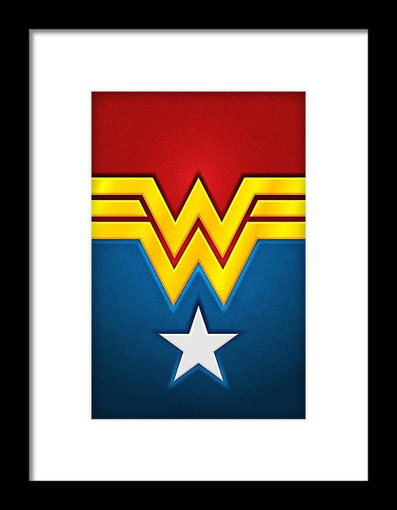 Classic Wonder Woman - Framed Print