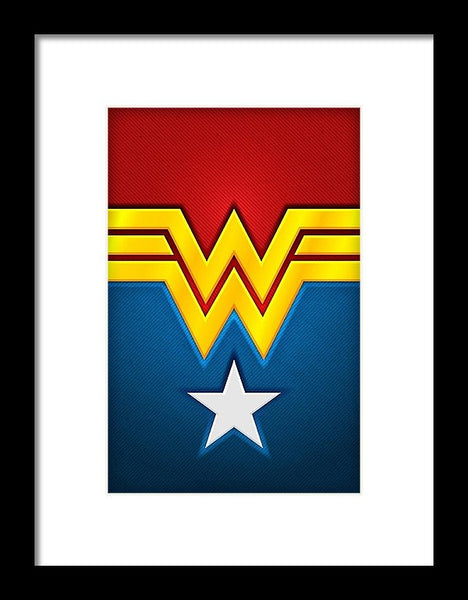 Classic Wonder Woman - Framed Print