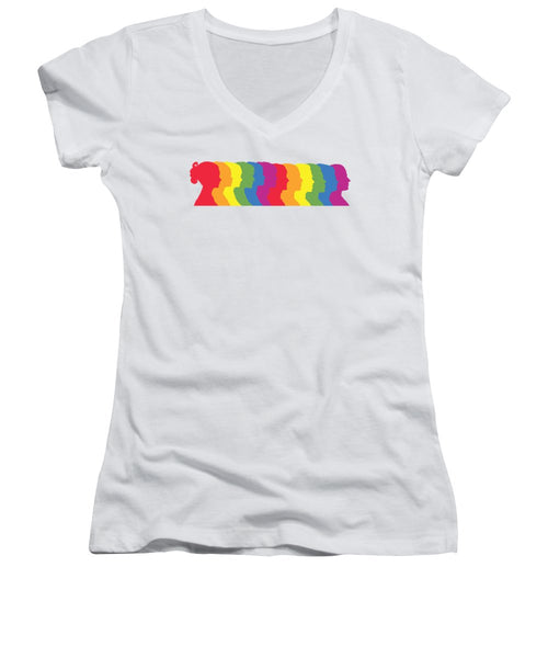 Lgbt People - Women's V-Neck (Athletic Fit)