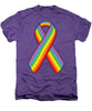 Lgbt Ribbon - Men's Premium T-Shirt