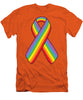 Lgbt Ribbon - Men's T-Shirt (Athletic Fit)