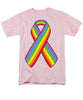 Lgbt Ribbon - Men's T-Shirt  (Regular Fit)