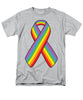 Lgbt Ribbon - Men's T-Shirt  (Regular Fit)