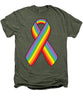 Lgbt Ribbon - Men's Premium T-Shirt