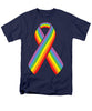 Lgbt Ribbon - Men's T-Shirt  (Regular Fit)