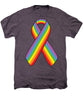 Lgbt Ribbon - Men's Premium T-Shirt