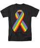 Lgbt Ribbon - Men's T-Shirt  (Regular Fit)