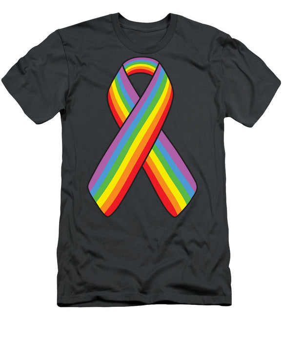 Lgbt Ribbon - Men's T-Shirt (Athletic Fit)