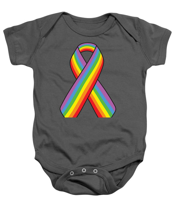Lgbt Ribbon - Baby Onesie