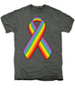 Lgbt Ribbon - Men's Premium T-Shirt