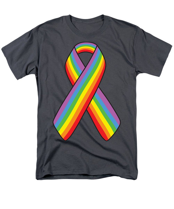 Lgbt Ribbon - Men's T-Shirt  (Regular Fit)