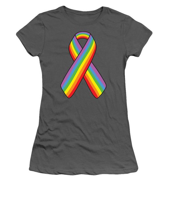 Lgbt Ribbon - Women's T-Shirt (Athletic Fit)