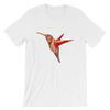 Red Floral Hummingbird T-Shirt