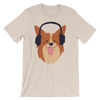 Fox In Headphones T-Shirt