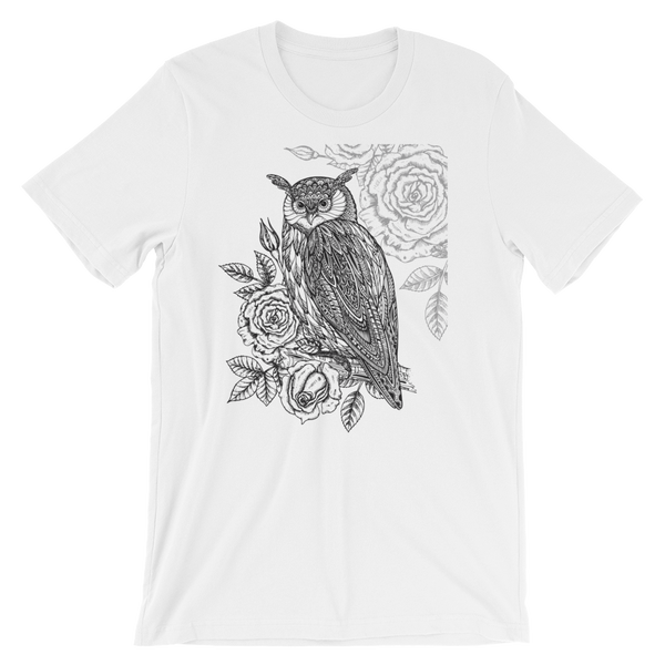 Owl in Flowers T-Shirt