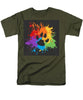Pride Bear Paw - Men's T-Shirt  (Regular Fit)