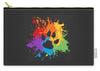 Pride Bear Paw - Carry-All Pouch