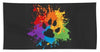 Pride Bear Paw - Beach Towel