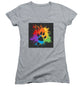 Pride Bear Paw - Women's V-Neck (Athletic Fit)