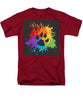 Pride Bear Paw - Men's T-Shirt  (Regular Fit)