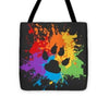 Pride Bear Paw - Tote Bag