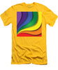 Rainbow Pride Swirl - Men's T-Shirt (Athletic Fit)