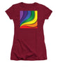 Rainbow Pride Swirl - Women's T-Shirt (Athletic Fit)