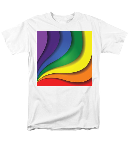 Rainbow Pride Swirl - Men's T-Shirt  (Regular Fit)