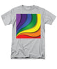 Rainbow Pride Swirl - Men's T-Shirt  (Regular Fit)