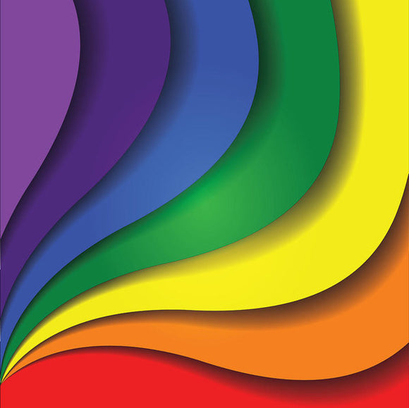 Rainbow Pride Swirl - Art Print