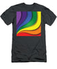 Rainbow Pride Swirl - Men's T-Shirt (Athletic Fit)