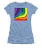 Rainbow Pride Swirl - Women's T-Shirt (Athletic Fit)