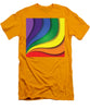 Rainbow Pride Swirl - Men's T-Shirt (Athletic Fit)