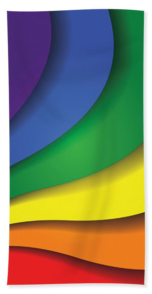 Rainbow Pride Swirl - Beach Towel