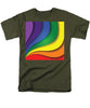 Rainbow Pride Swirl - Men's T-Shirt  (Regular Fit)