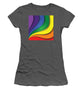 Rainbow Pride Swirl - Women's T-Shirt (Athletic Fit)