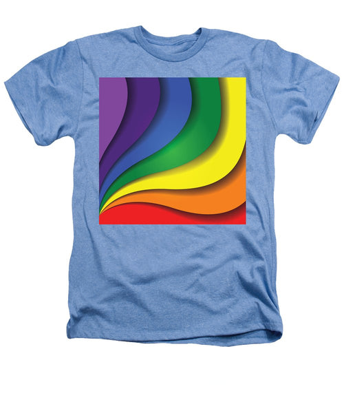 Rainbow Pride Swirl - Heathers T-Shirt