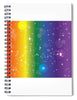 Rainbow Pride With Sparkles - Spiral Notebook