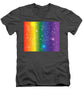 Rainbow Pride With Sparkles - Men's V-Neck T-Shirt