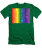 Rainbow Pride With Sparkles - Men's T-Shirt (Athletic Fit)