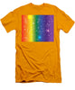 Rainbow Pride With Sparkles - Men's T-Shirt (Athletic Fit)