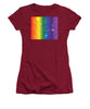 Rainbow Pride With Sparkles - Women's T-Shirt (Athletic Fit)