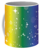 Rainbow Pride With Sparkles - Mug